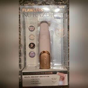 LAWLESS Pink and Rose Gold Rechargeable Facial Trimmer